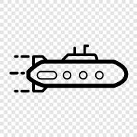 submarine technology, submarine design, submarine engineering, submarine warfare icon svg