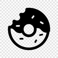 sugar, doughnut shop, doughnut recipes, doughnut holes icon svg