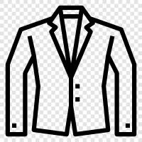 suit jacket, suit pants, dress shirt, dress icon svg