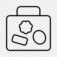 suitcase, luggage, travel bag, carryon bag icon svg