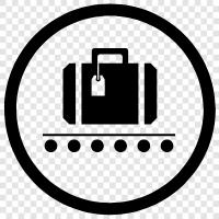 suitcase, duffel bag, bag, luggage rack icon svg