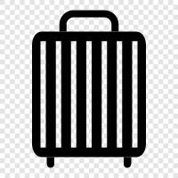 suitcase, bag, travel, transport icon svg