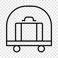 suitcase, travel, transport, baggage icon svg