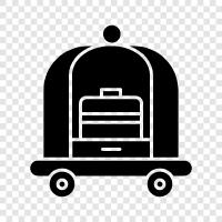 suitcase, travel, carry on, checked icon svg