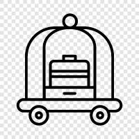 suitcase, travel, luggage, bags icon svg