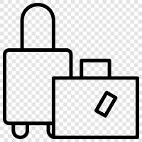 suitcase, travel, luggage rack, travel bag icon svg