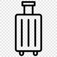 suitcase, travel, backpack, carry on icon svg
