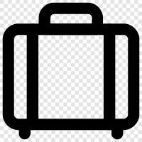 suitcase, bag, travel, luggage storage icon svg