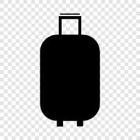 suitcase, duffel bag, backpack, tote bag icon svg