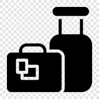 suitcase, luggage, travel, carry on icon svg