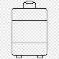 suitcase, bag, travel, carry on icon svg