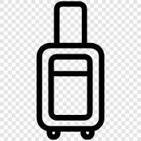 suitcase, luggage, travel, carry on icon svg