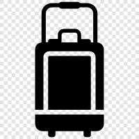 suitcase, travel bag, duffel bag, backpack icon svg