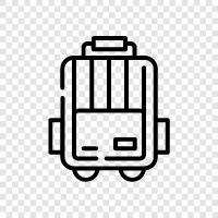 suitcase, backpacks, duffel bags, carryon bags icon svg