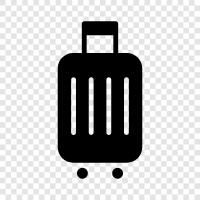 suitcase, carryon, backpack, duffel bag icon svg