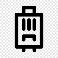 suitcase, carryon, checked, carry icon svg