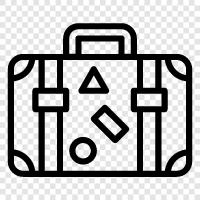 suitcase, travel, luggage, bags icon svg