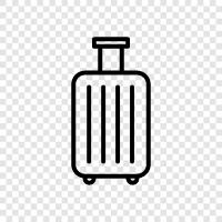 suitcase, carryon, carryon, luggage icon svg