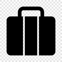 suitcase, travel, packing icon svg