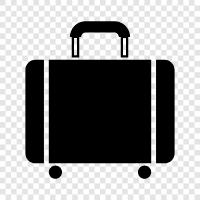 suitcase, carryon luggage, travel luggage, duffel bag icon svg