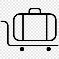 suitcase, handbag, travel bag, diaper bag icon svg