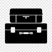 suitcase, bag, travel, storage icon svg