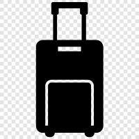 suitcase, carryon, backpack, shoulder icon svg