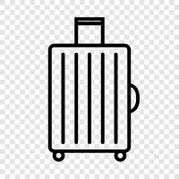 suitcase, carryon, checked, bag icon svg