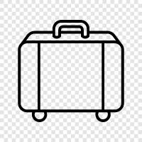 suitcase, luggage, travel, purchase icon svg