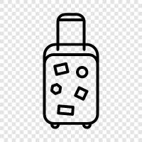 suitcase, travel, luggage, travel bag icon svg