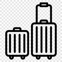 suitcase, travel, packing, travel gear icon svg