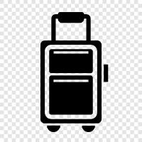 Suitcases, Cabin bags, Backpacks, Carryon bags icon svg