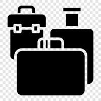 suitcases, travel, bags, backpacks icon svg