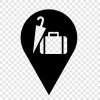 suitcases, travel bags, suitcases for women, travel bags for women icon svg