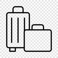 suitcases, bags, backpacks, duffel bags icon svg