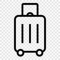 suitcases, carryons, backpacks, duffel bags icon svg