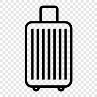 suitcases, backpacks, duffel bags, luggage tags icon svg