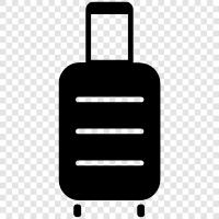 suitcases, backpacks, duffel bags, luggage rack icon svg