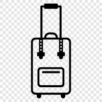 Suitcases, Backpacks, Carryon, Duffel bag icon svg