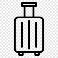 suitcases, travel, baggage, carryon icon svg