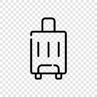 suitcases, backpacks, duffel bags, luggage set icon svg