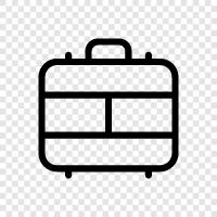 suitcases, backpacks, duffel bags, handbags icon svg