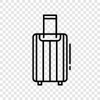 suitcases, bags, carryon, checkin icon svg