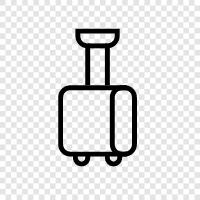 suitcases, backpacks, duffel bags, travel bags icon svg