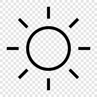 Sommer, Tag, Himmel, Bräune symbol