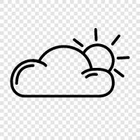 sun and cloud, cloud computing, sun computing, sun and cloud computing icon svg