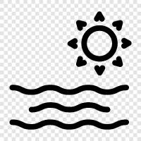 sun power, solar energy, sun protection, sun tanning icon svg