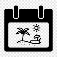 sun, fun, vacation, beach icon svg