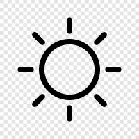 sun tan, sunburn, solar, sol icon svg