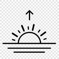 sun, sky, light, day icon svg